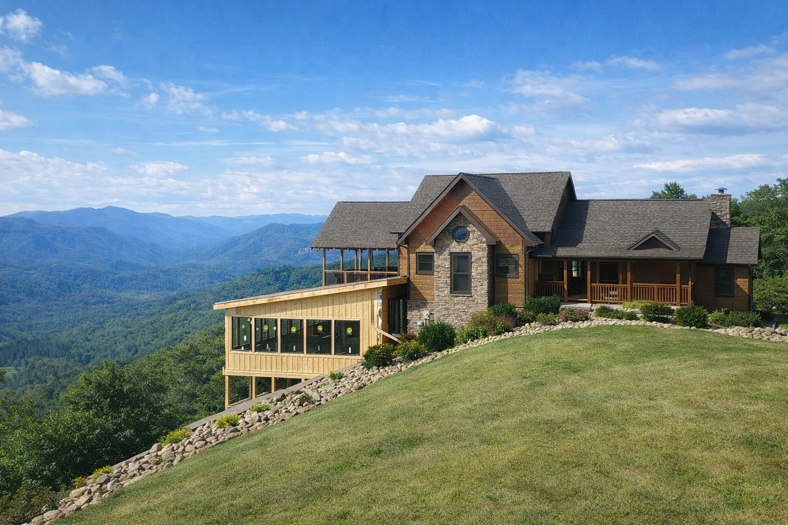 Home addition contractor in Sevier County Tennessee by Schmid Construction