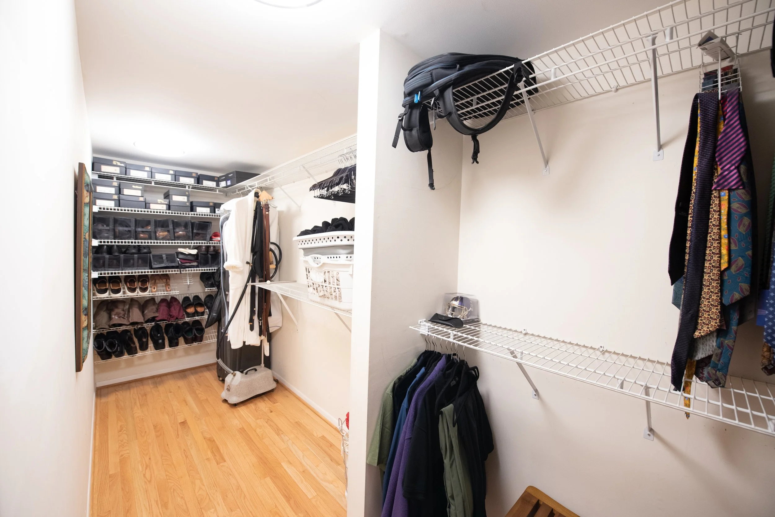 Master bedroom closet