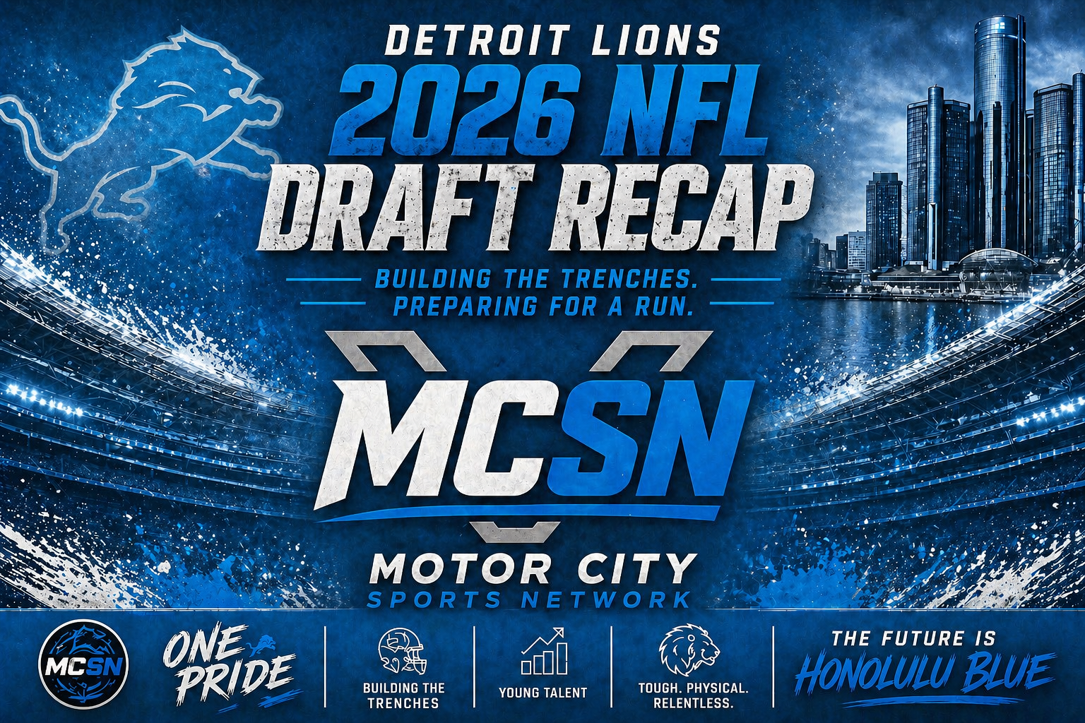 Detroit Lions 2026 NFL Draft Recap: Building the Trenches and Reloading the Defense