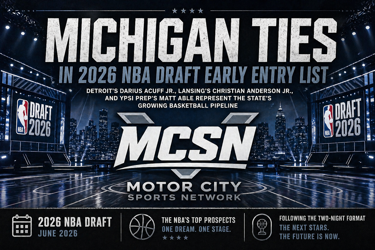 Michigan Ties Highlight 2026 NBA Draft Early Entry List