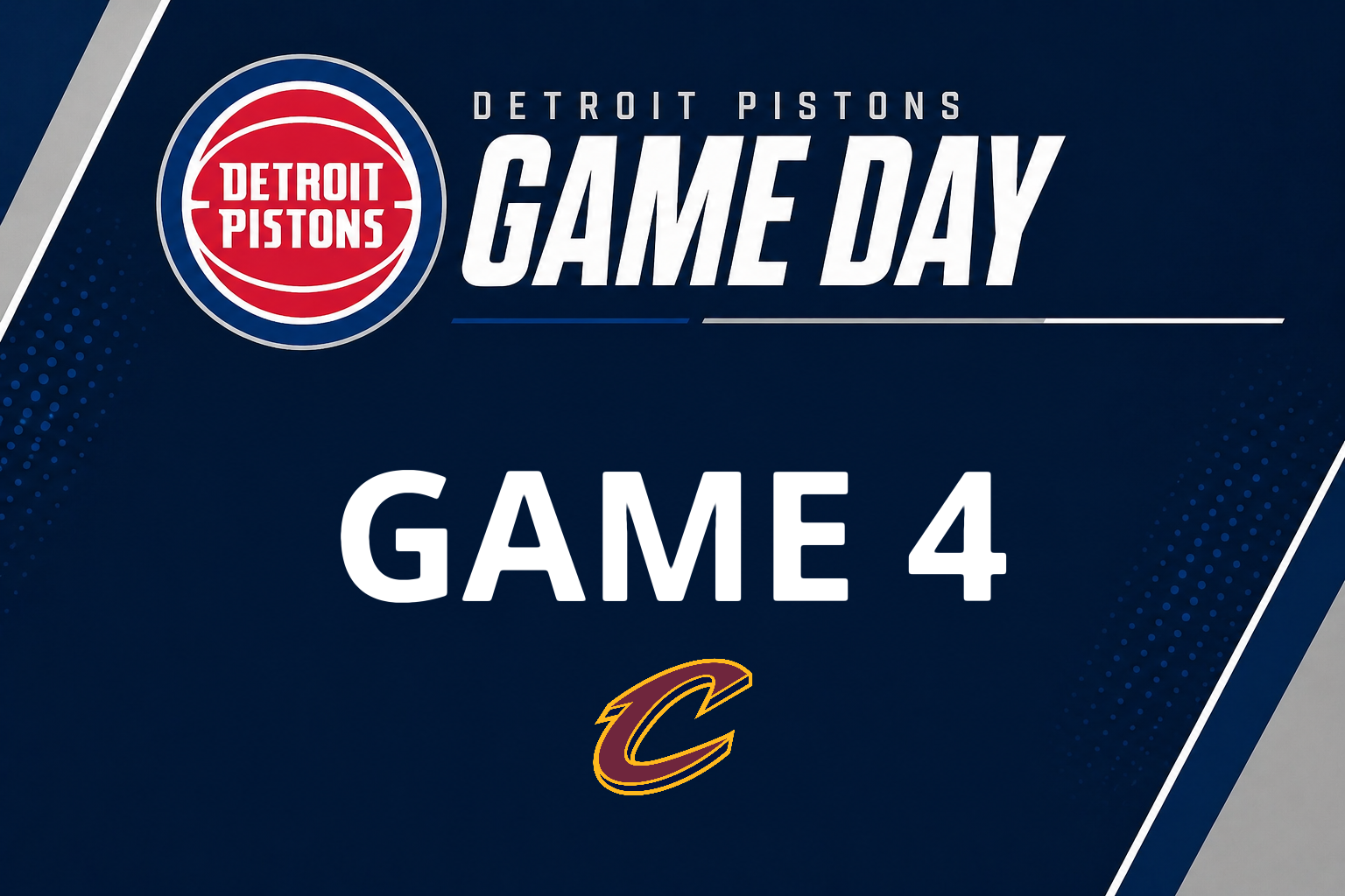 Detroit Pistons @ Cleveland Cavaliers (Game 4)