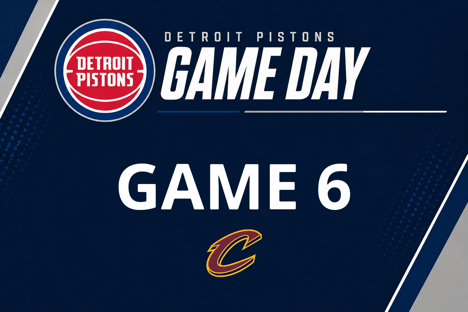 Detroit Pistons @ Cleveland Cavaliers (Game 6)
