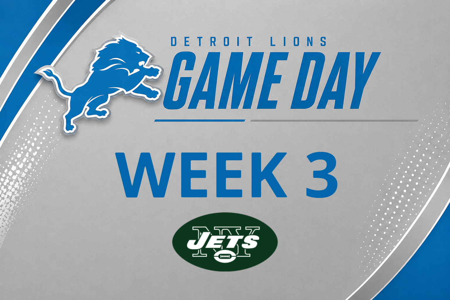 New York Jets @ Detroit Lions (Week 3) (Copy)