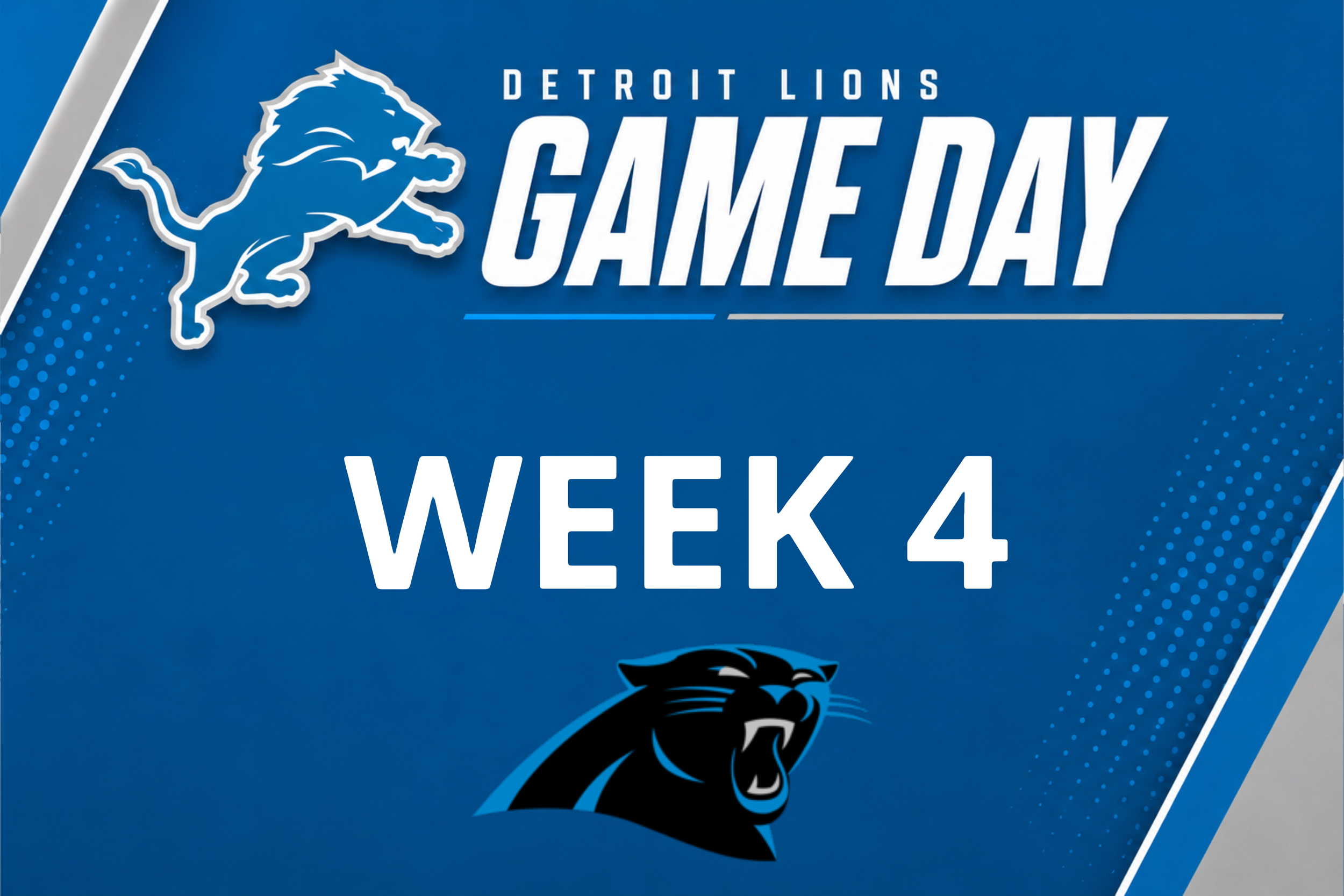 Detroit Lions @ Carolina Panthers (Week 4) (Copy)