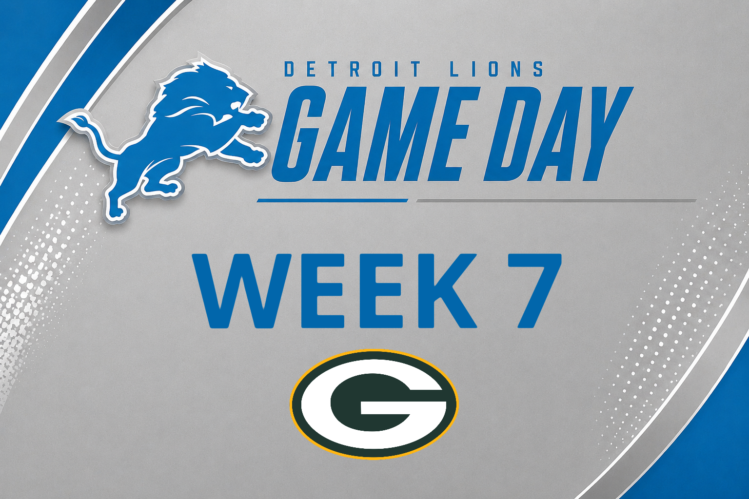 Green Bay @ Detroit Lions (Week 7) (Copy)