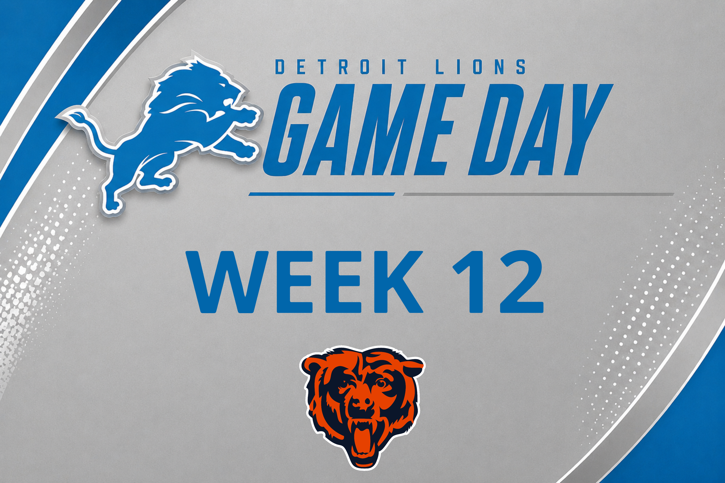 Chicago Bears @ Detroit Lions (Week 12) (Copy)