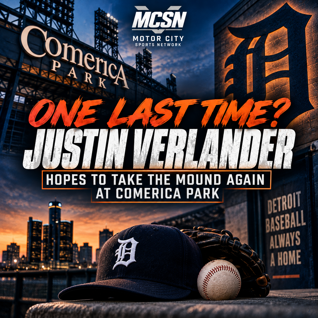 One Last Time? Justin Verlander Hopes to Take the Mound Again at Comerica Park