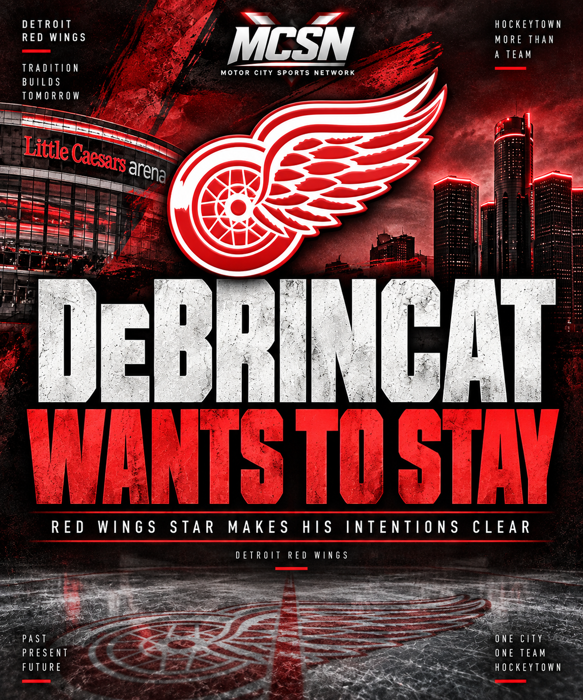 Alex DeBrincat Wants to Stay in Detroit as Red Wings Navigate Uncertain Future