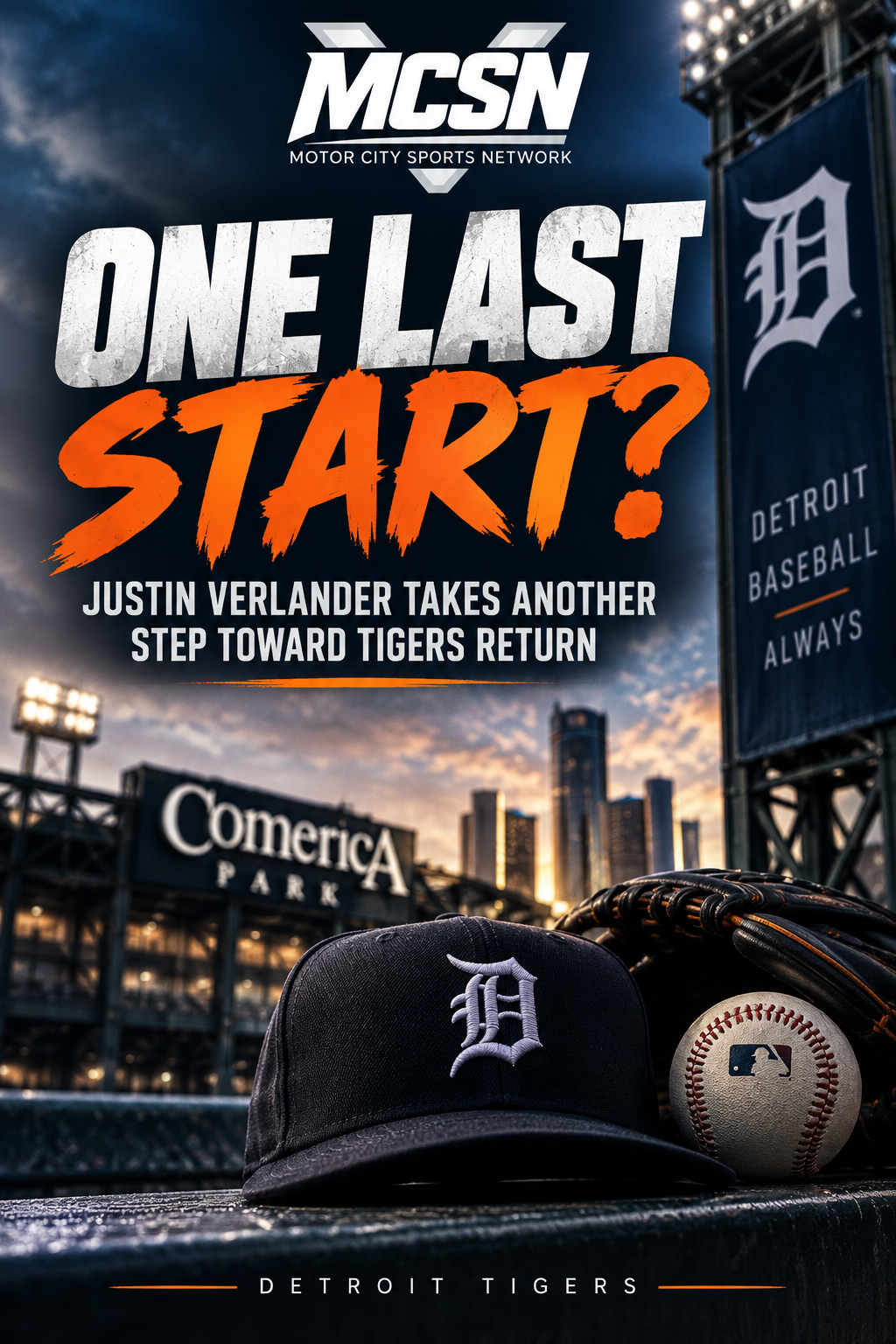 One Last Start? Justin Verlander Takes Another Step Toward Tigers Return