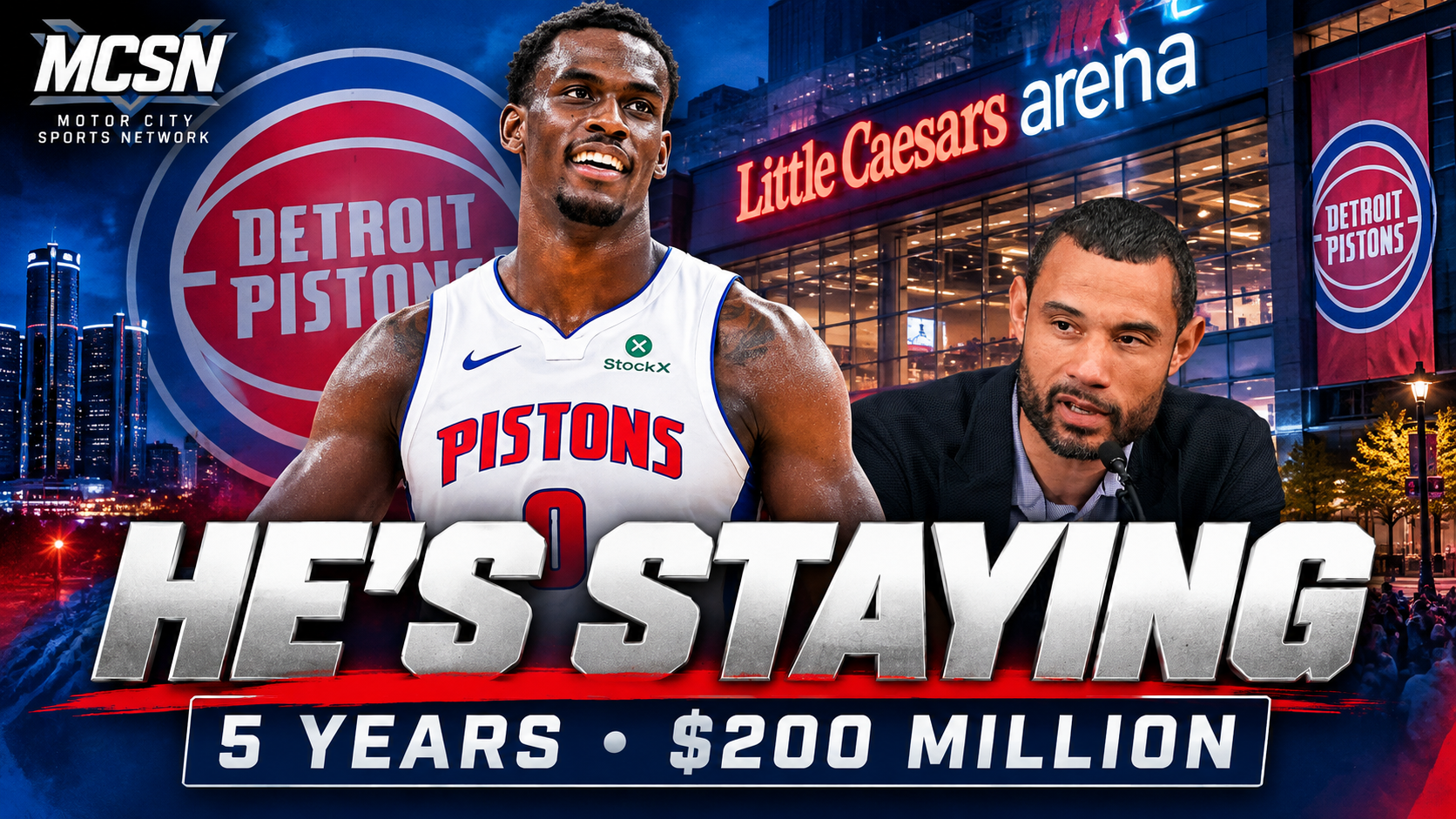 Jalen Duren Is Staying in Detroit: Pistons, All-NBA Center Agree to 5-Year, $200 Million Deal