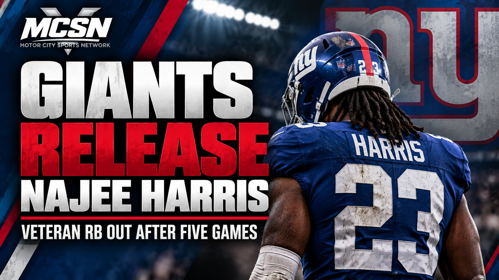 Giants Release Najee Harris After Five Games as Former Steelers Star Faces Uncertain NFL Future