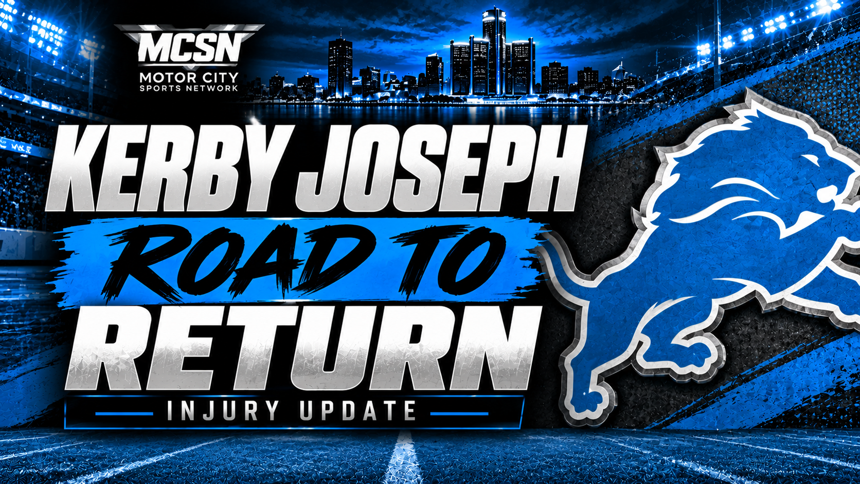Kerby Joseph Shows Encouraging Progress in Knee Recovery, but Lions Still Have No Return Timetable