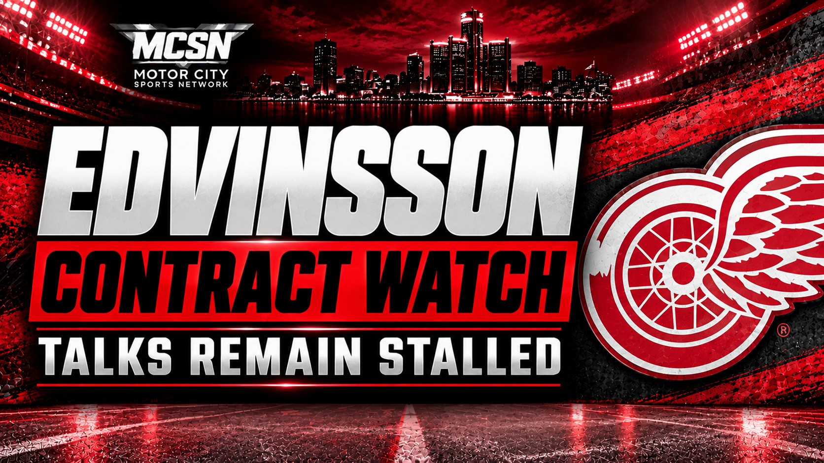 Red Wings Contract Standoff Continues as Simon Edvinsson Meets With Management Without a Deal