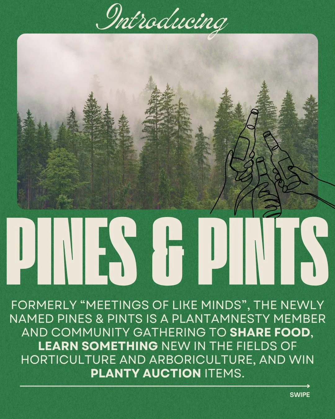 Join us for Pines &amp; Pints, our lecture and potluck gathering June 17th from 6:30-8:30P at 7400 Woodlawn NE. Ken Bevis from WA's Dept. of Natural Resources will give a talk on creating wildlife habitat in an urban setting. Come learn, eat, and be 