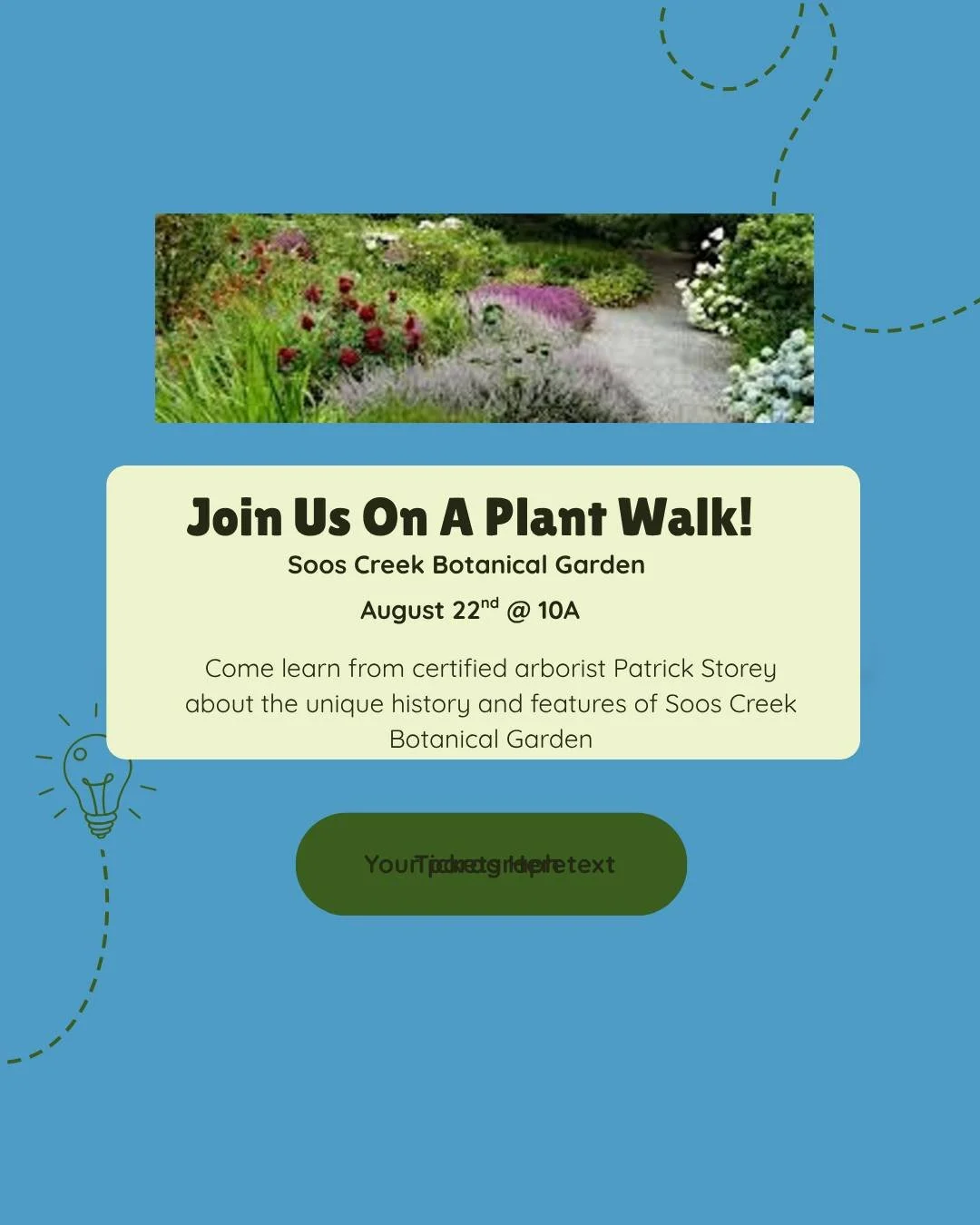 It's not too late to get a ticket to our Soos Creek Plant Walk this Saturday!