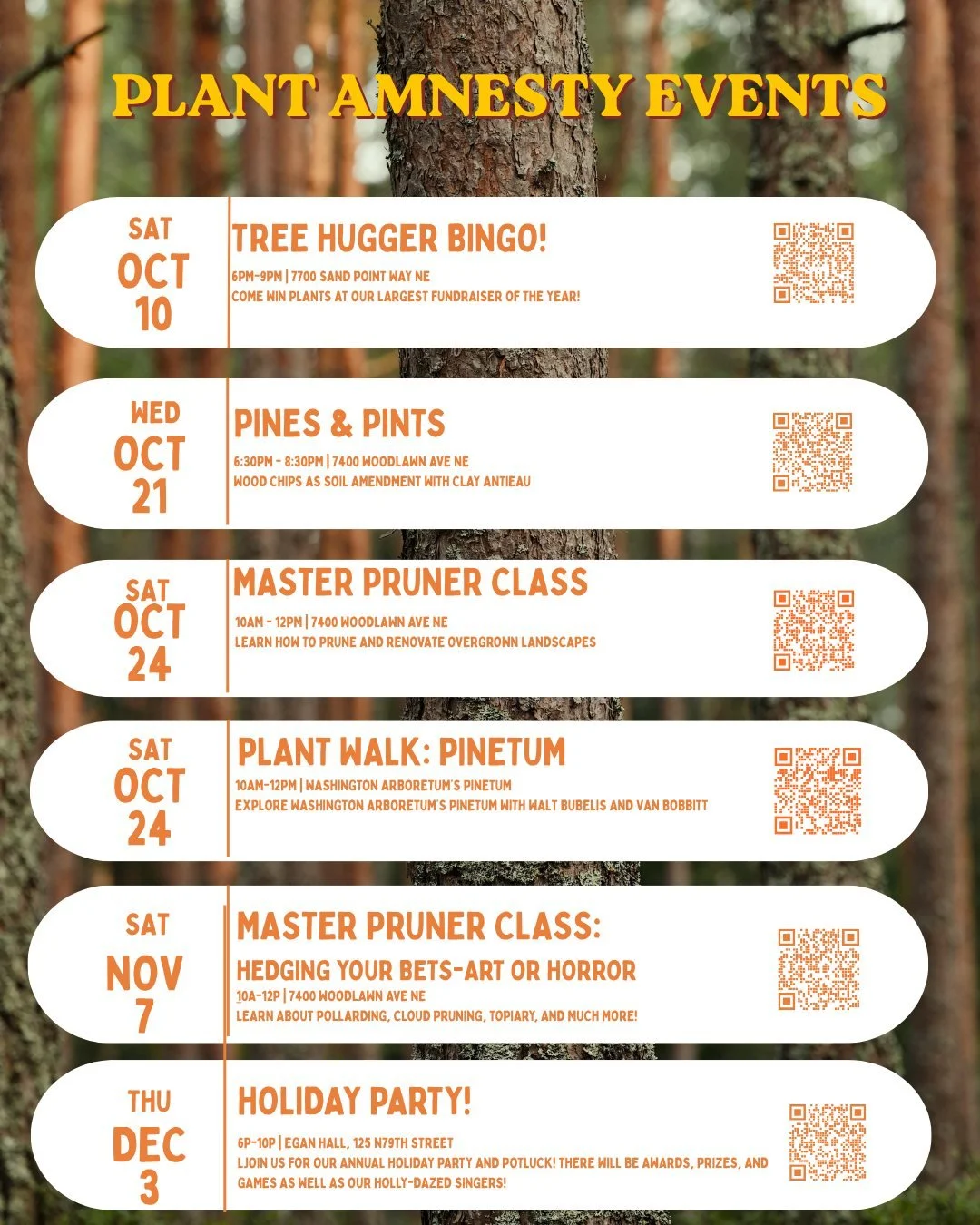 Check out our upcoming events!
