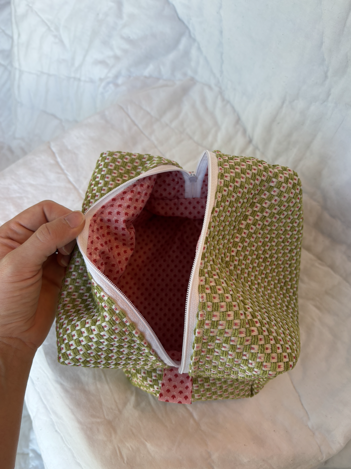 Upcycled Zipper Pouch (Medium)