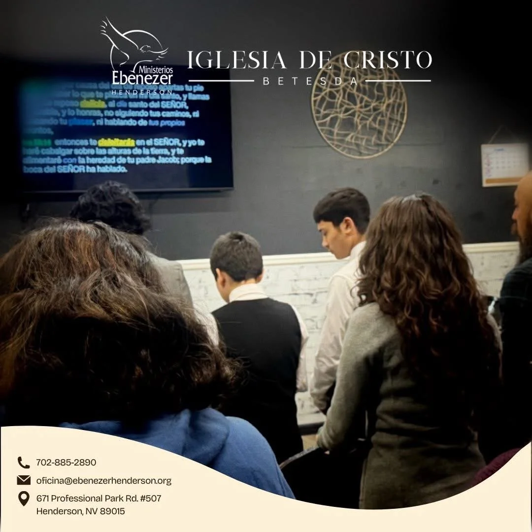 People attending a church service at Iglesia de Cristo Betesda Ministerios Ebenezer Henderson, Ministerios Ebenezer Las Vegas