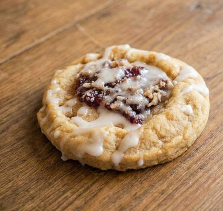 Sweet-Tart Cherry Cobbler Cookie