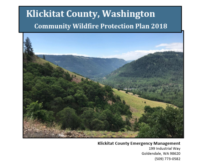 Klickitat County Community Wildfire Protection Plan (2018)