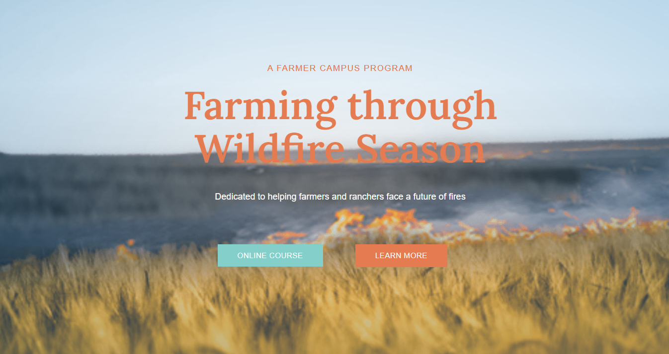 Farmer Campus: Farming through WIldfire Season