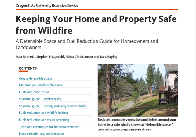 Defensible Space and Fuel Reduction Guide