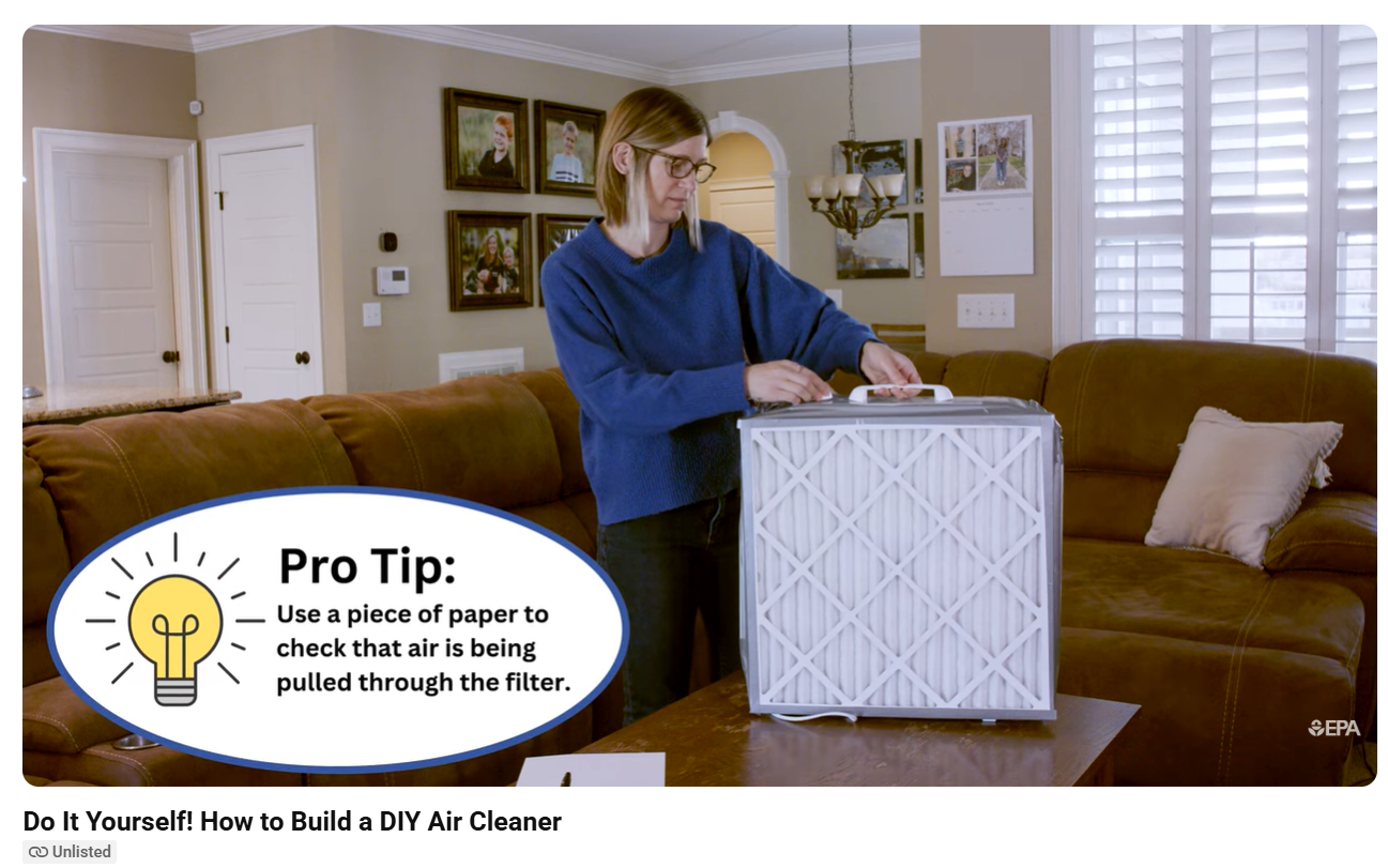 How to build a DIY air filter