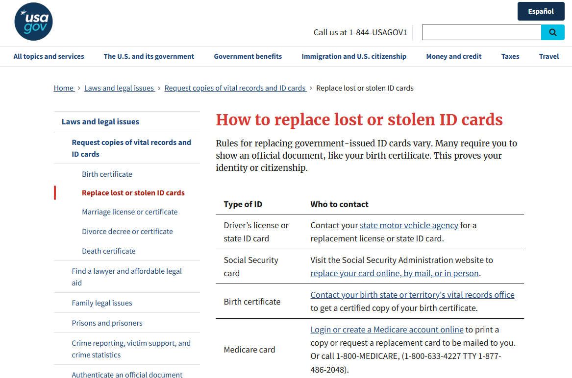 How to Replace Vital Documents