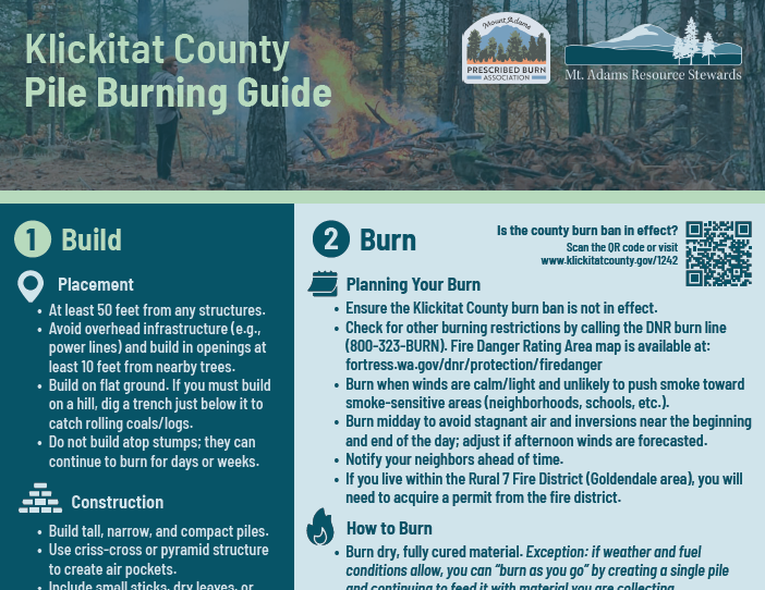 Klickitat County Pile Burning Guide