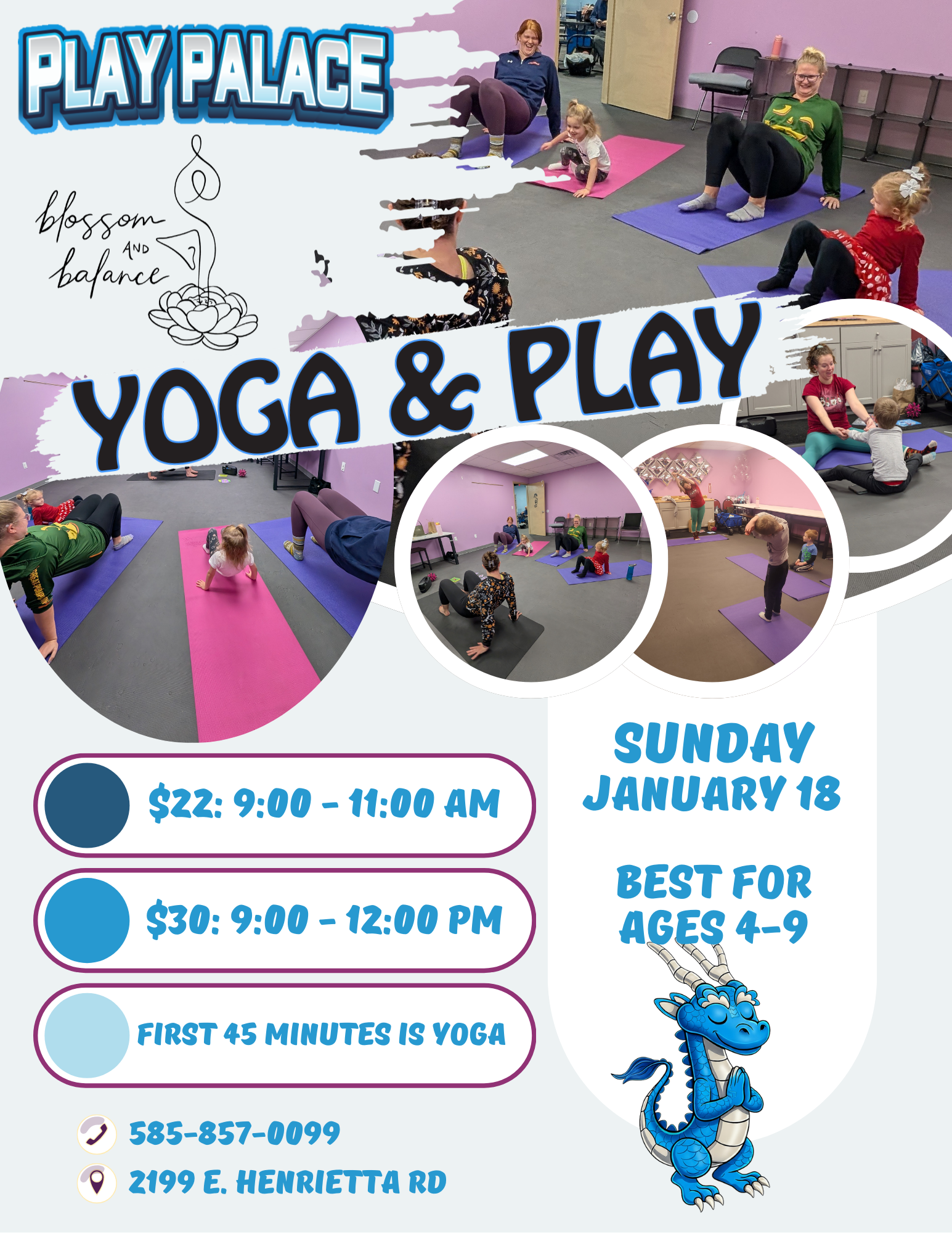 Yoga & Play at the Play Palace