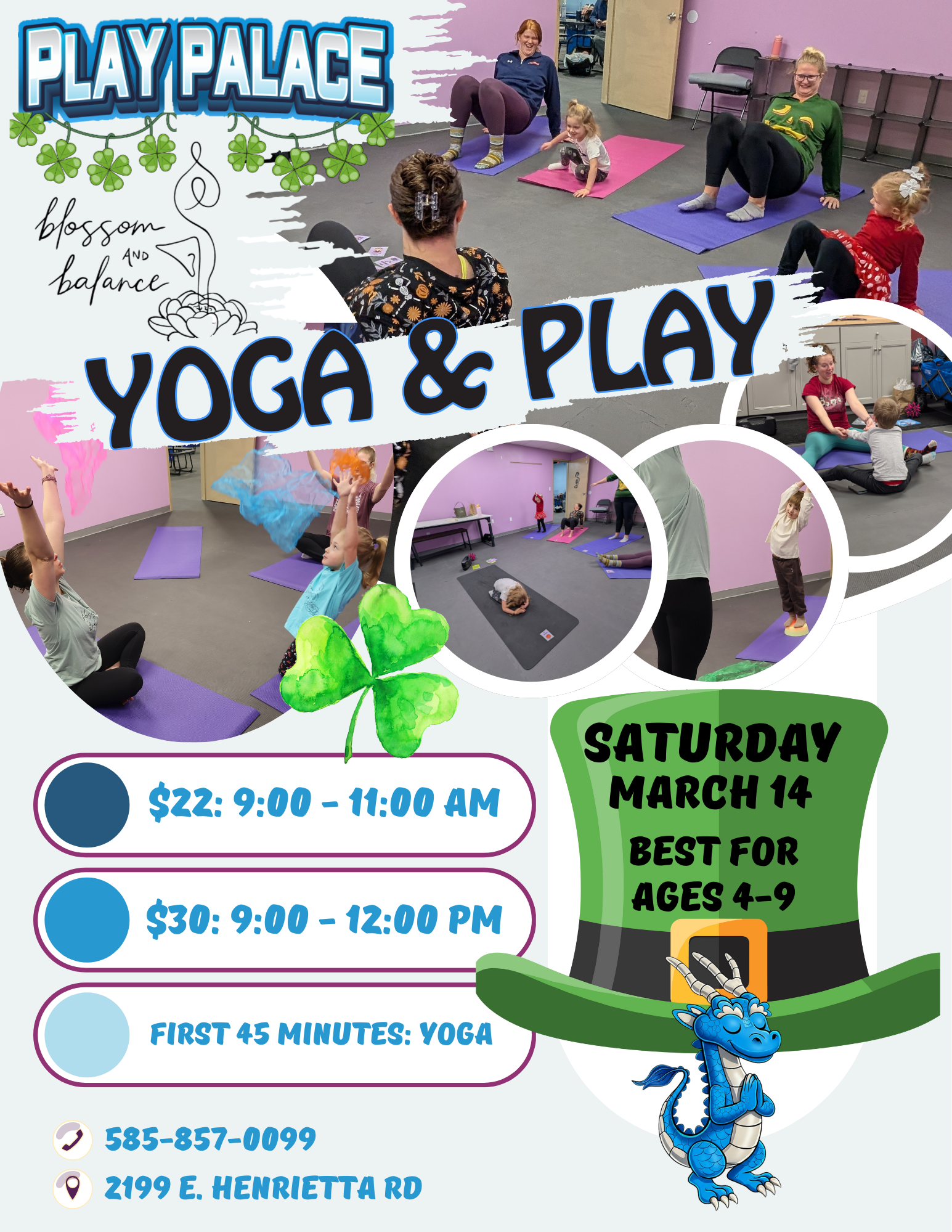 Yoga &amp; Play at the Play Palace 