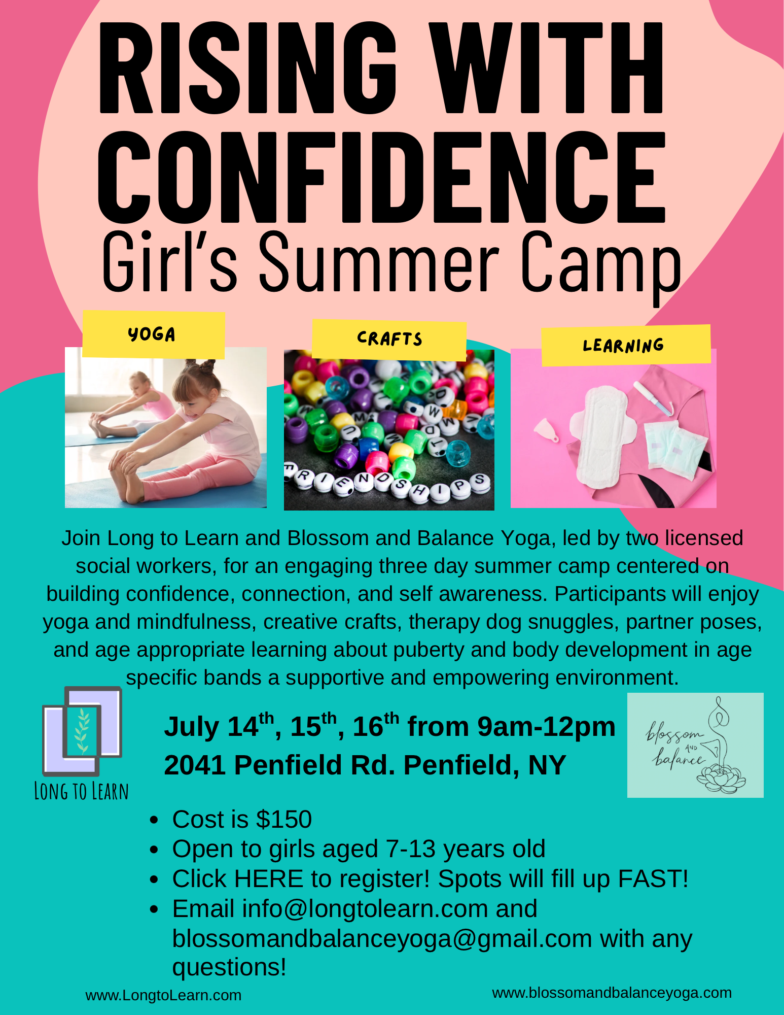 Rising with Confidence: Girl's Summer Camp