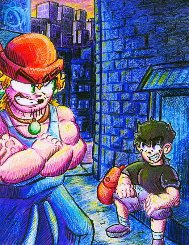 Punch and Kick Issue 1 Back Cover