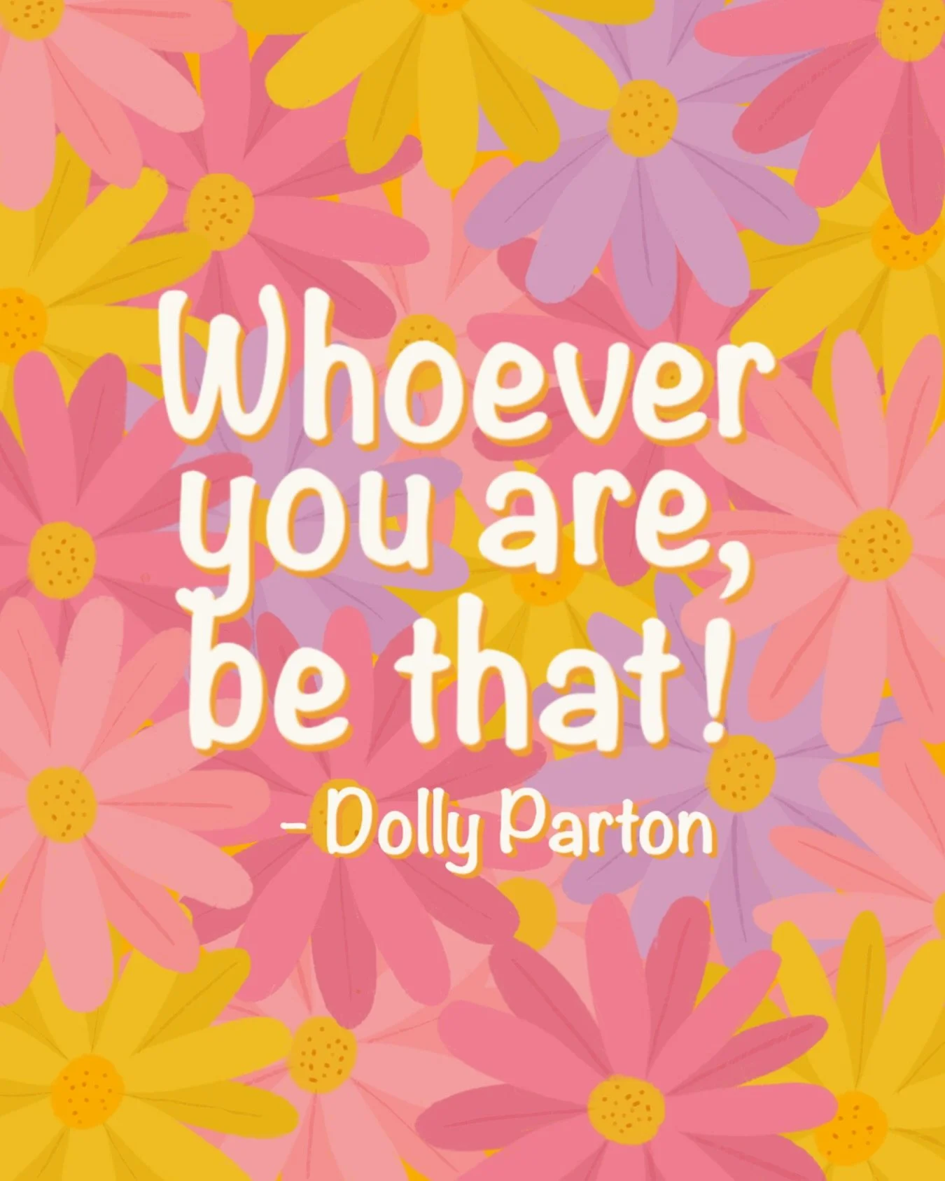 So very sad to hear of Dolly Parton&rsquo;s passing this morning. I&rsquo;ve loved her music for as long as I can remember, with memories of driving with friends and blasting her cds as a teenager
This quote felt fitting as she seemed to have such a 