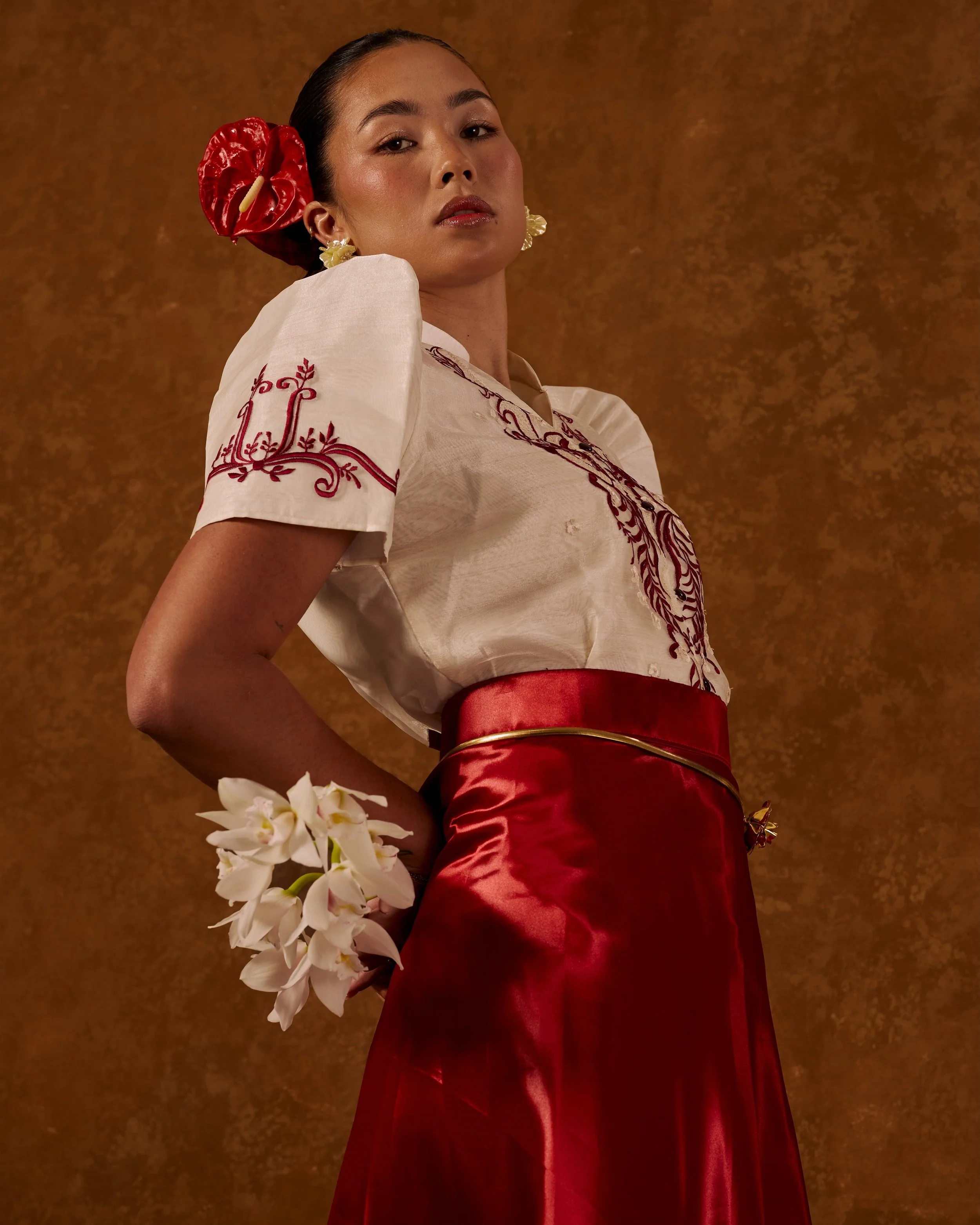 Custom floral headpieces and florals a very special @afc.toronto Asian Heritage Month editorial.

Honoured to have been a part of this special project. 

Talent: @samantha.chang, @kaehansen, @hellopickett
Creative Direction: @gloromy 
Photographer: @