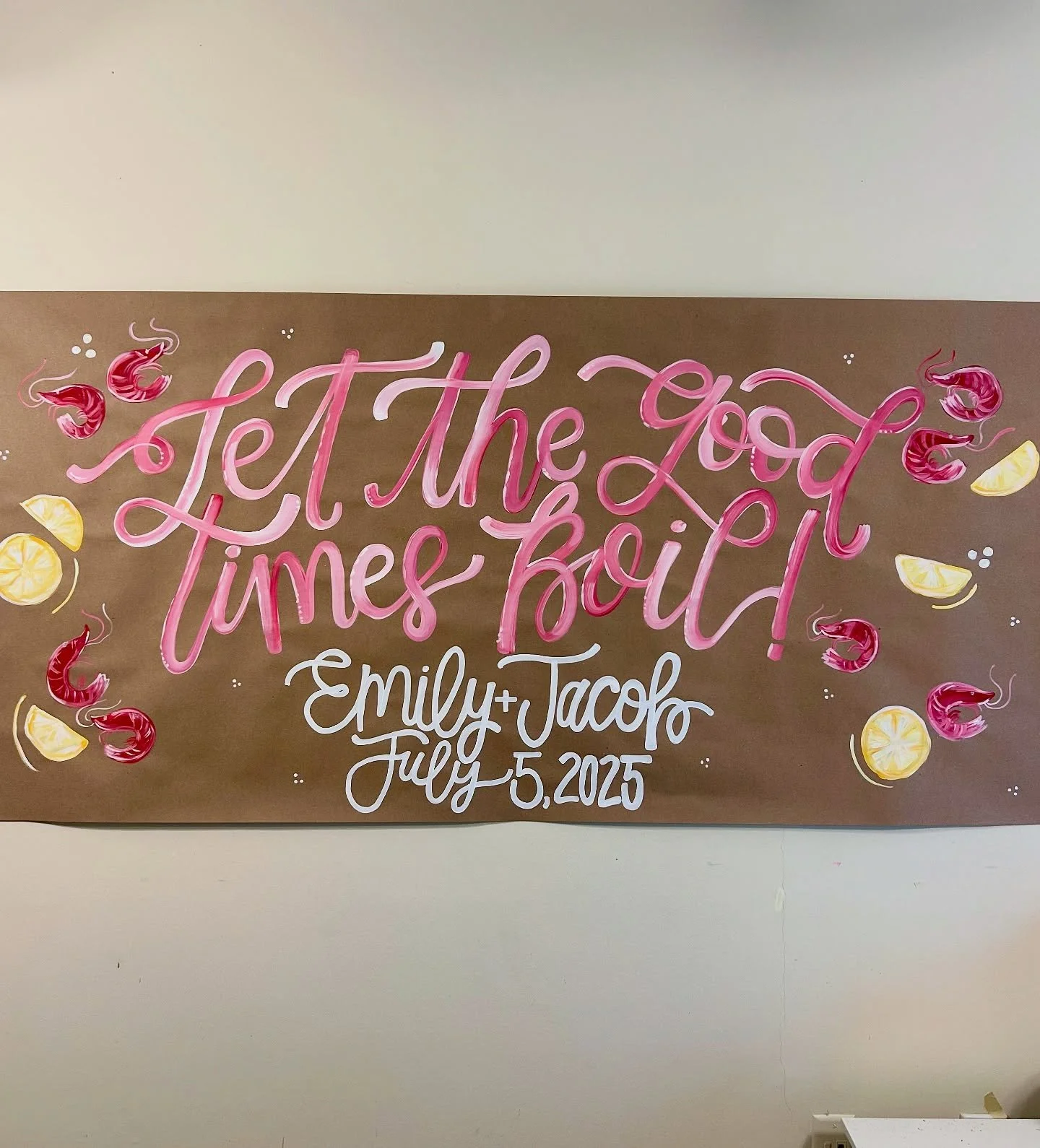 This definitely goes in the top 10 of banners! 🦐🍋