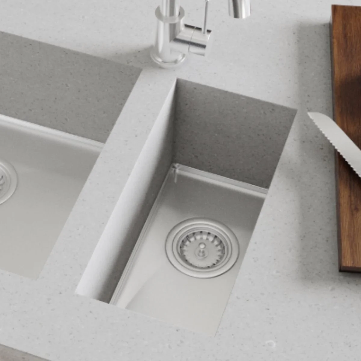 Corian AXIX Sink Stainless Steel 190U