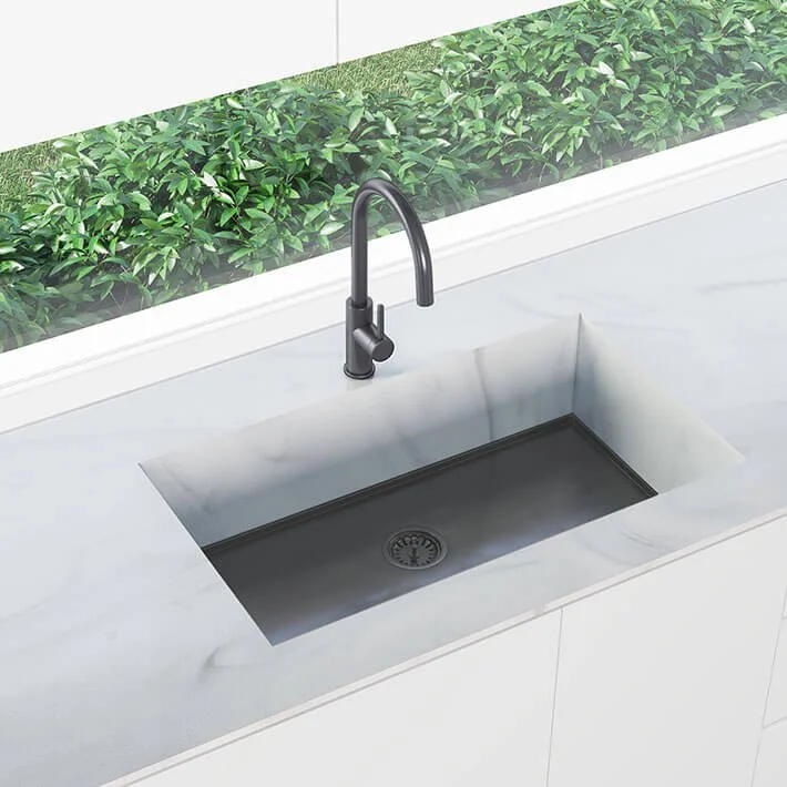 Corian AXIX Sink 700u Gunmetal