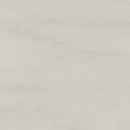 A subtle warm toned benchtop material with soft grey veining and tiny white particles. Meganite Antique Shell.