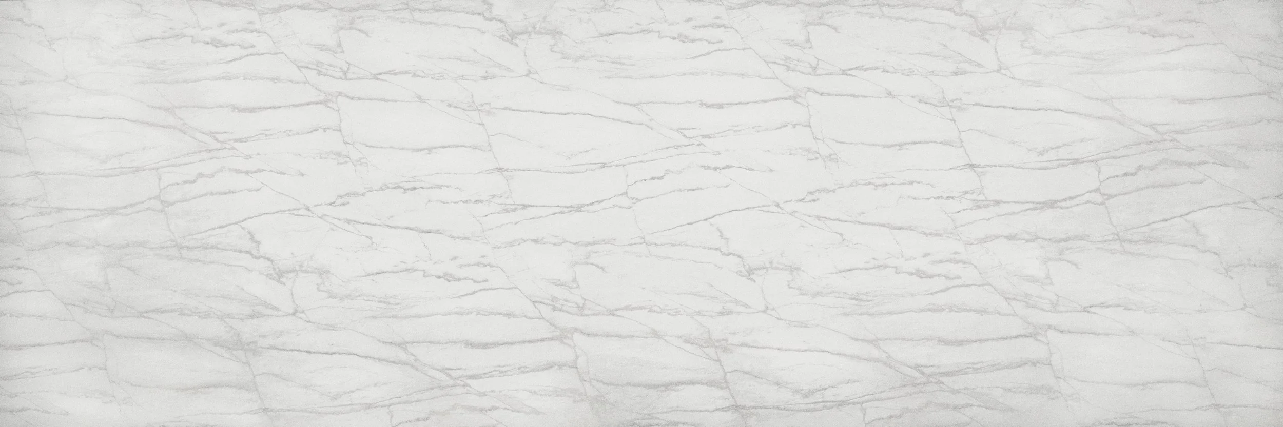 Close-up of a white marble surface with light gray veining.