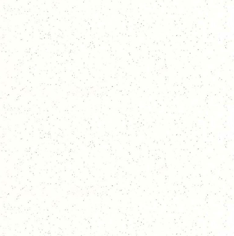 Close-up of a white textured wall with small black specks.