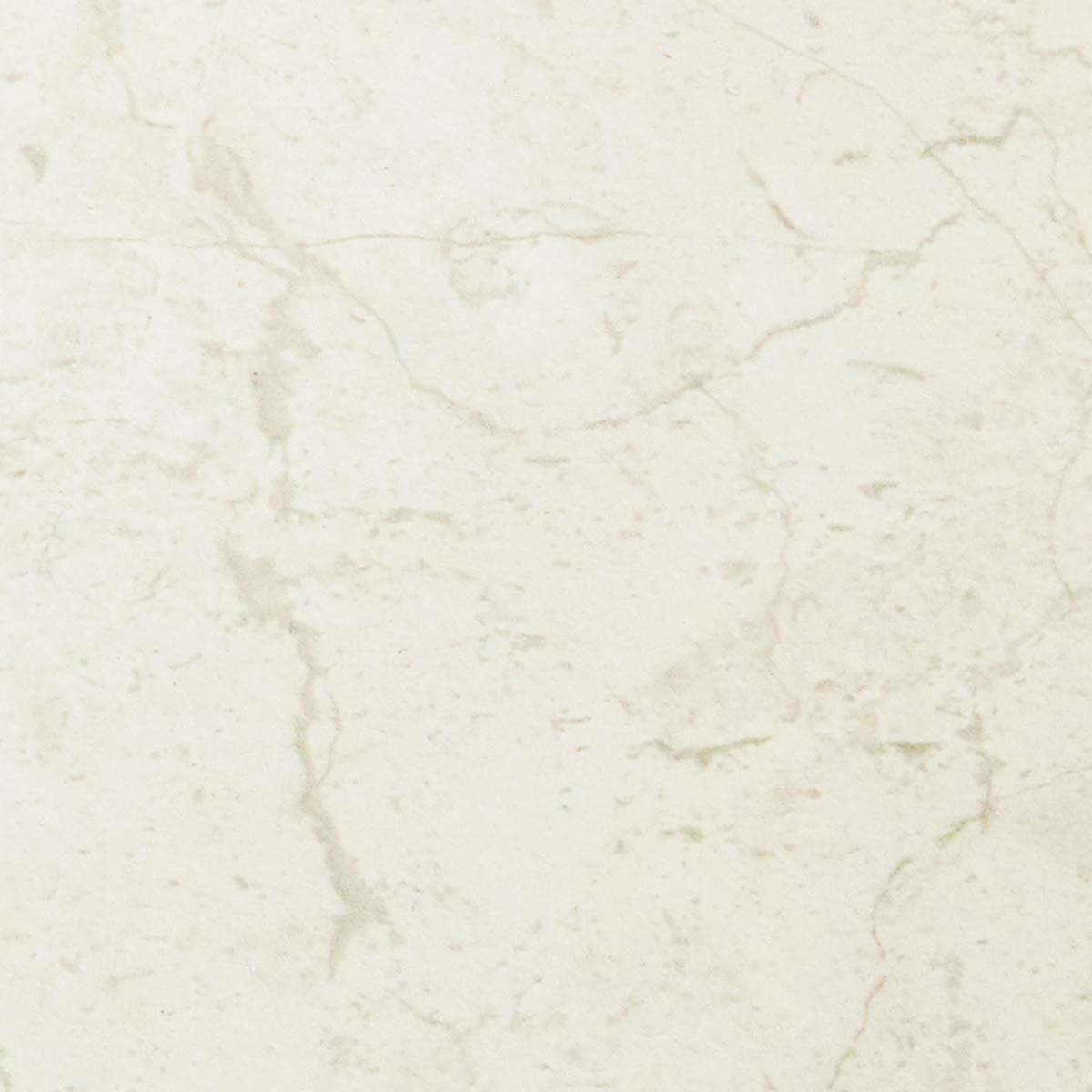 Close-up of a beige marble surface with natural veins and cracks.