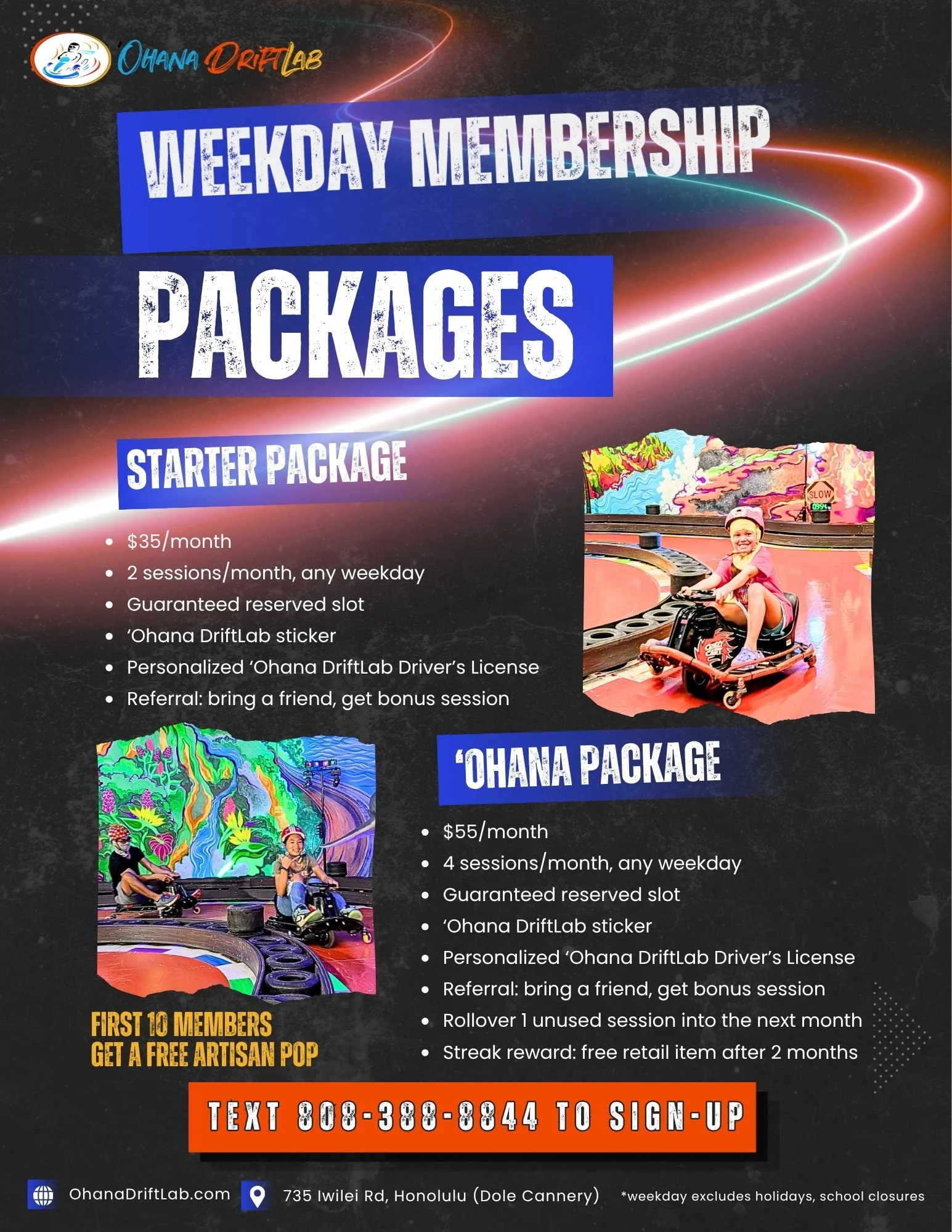Promotion for membership packages