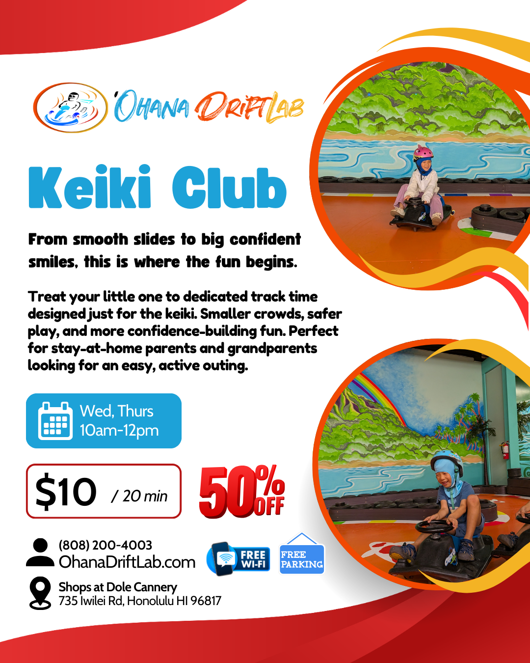 Flyer for kids special