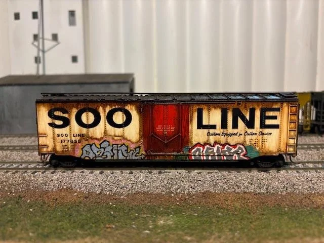 SOO LINE 177350 – Custom Graffiti Boxcar (HO Scale)