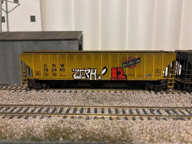C&NW “Zeph” Graffiti Hopper