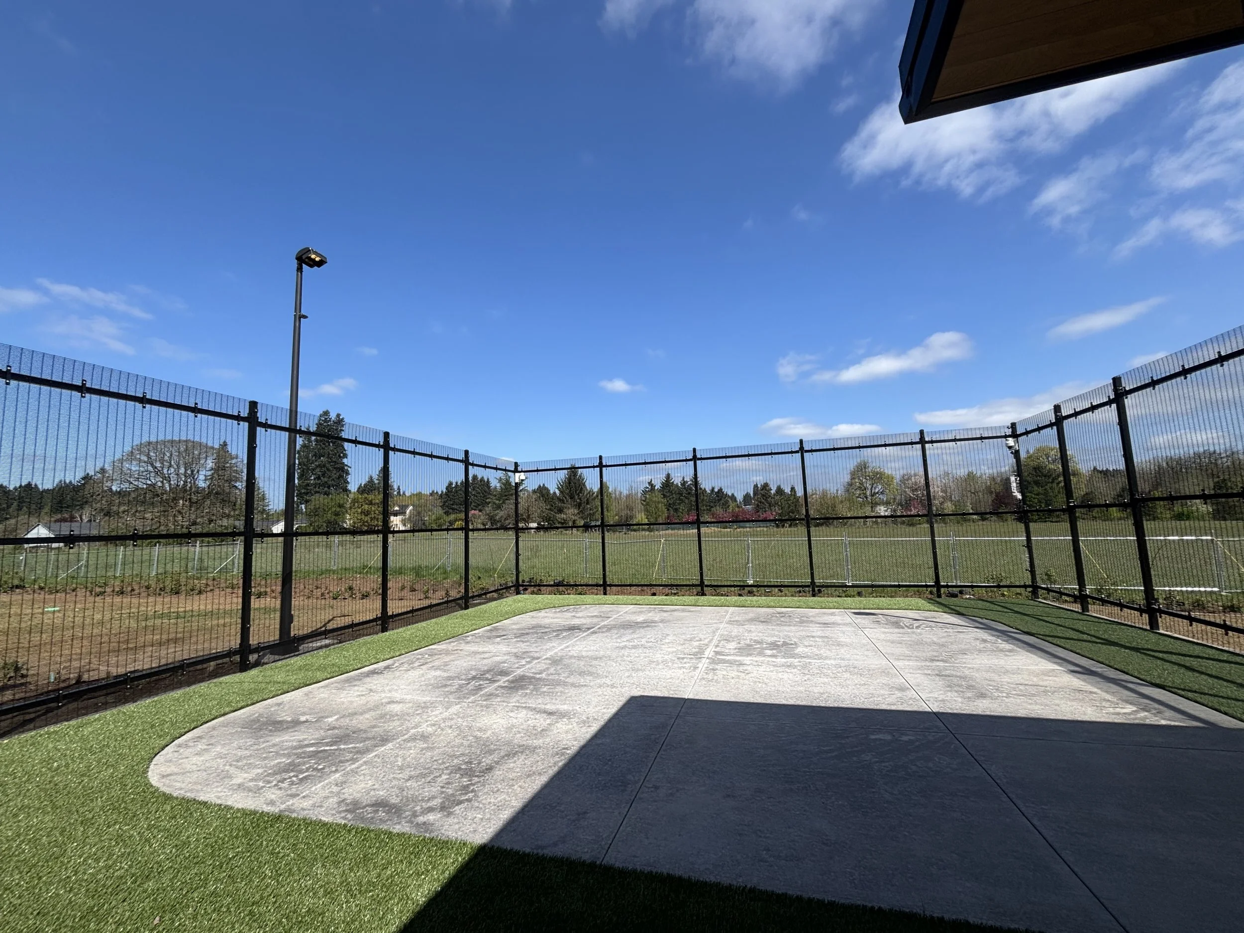 Outdoor lighting for the mental health facility in Vancouver, Washington