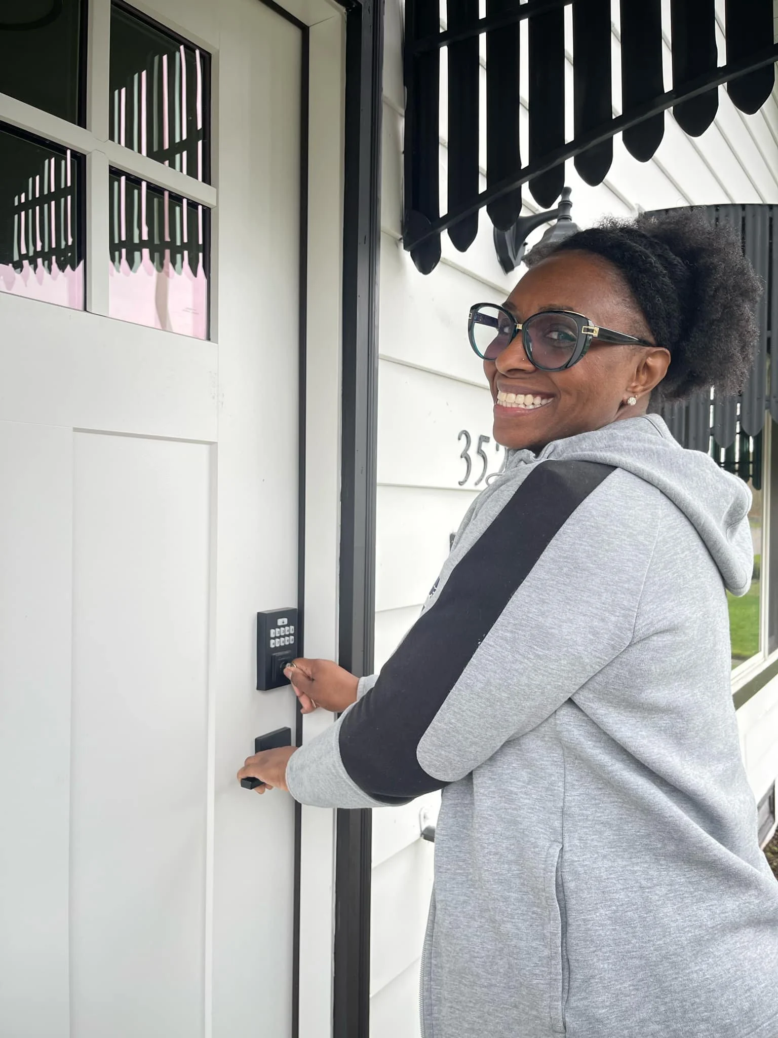 Pacific Northwest Realtor and U.S. Veteran Lani Fisher helps a single mother and first-time home buyer close on her dream home — celebrating a milestone moment of homeownership and new beginnings through Lani Fisher Homes.