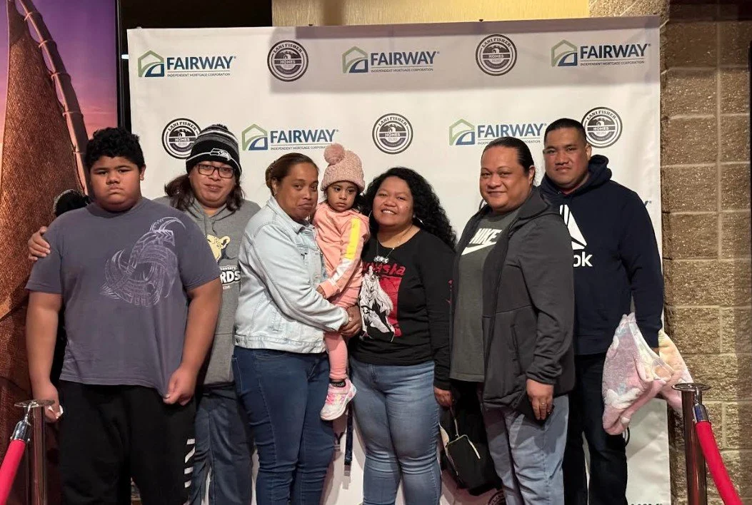 Clients celebrating with Pacific Northwest Realtor and U.S. Veteran Lani Fisher at a Lani Fisher Homes client appreciation event — past, present, and future homeowners coming together to celebrate community, connection, and homeownership success.