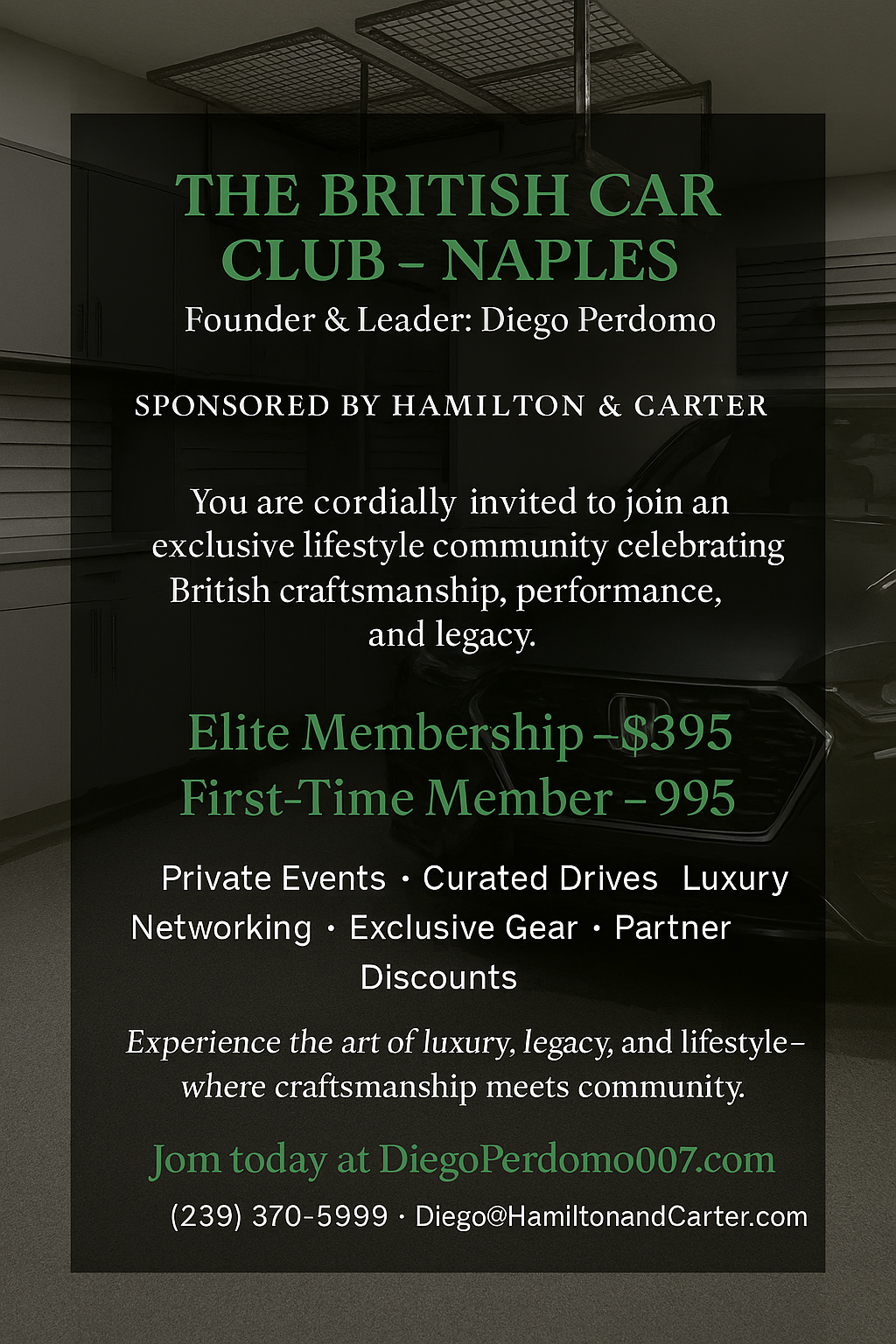 BRITISH CAR CLUB EXPERIENCE